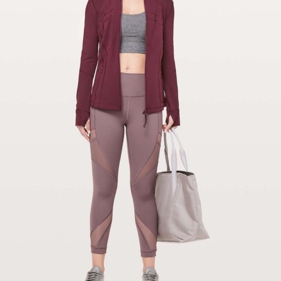 lululemon athletica Pants - Lululemon Mesh In Motion 23” Leggings-Antique Bark